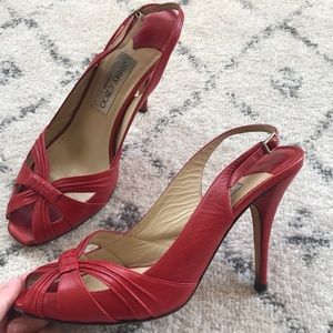 Jimmy Choo Shoes - AUTHENTIC Jimmy Choo Red Heels Size 38 Jimmy Choo Shoes - AUTHENTIC Jimmy Choo Red Heels Size 38